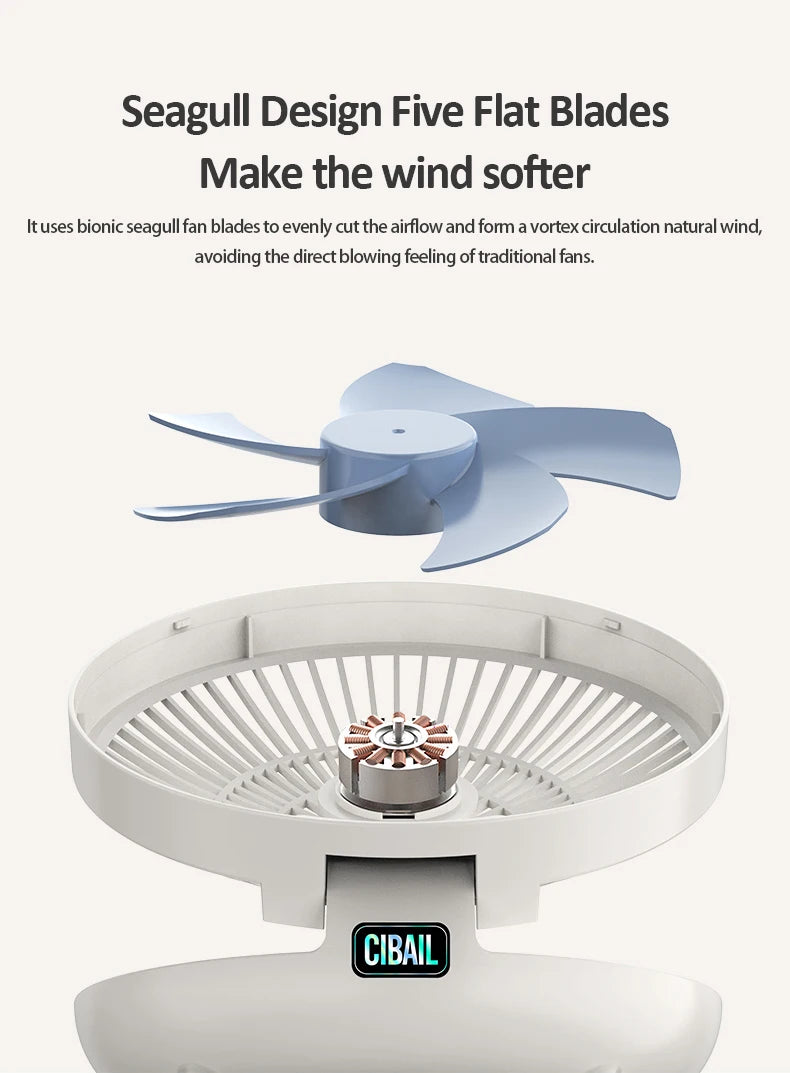 Wall Mounted Portable Mini Fan