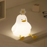 Thumbnail for Cute Duck LED Squishy Night Light