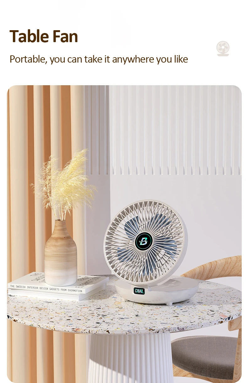 Wall Mounted Portable Mini Fan