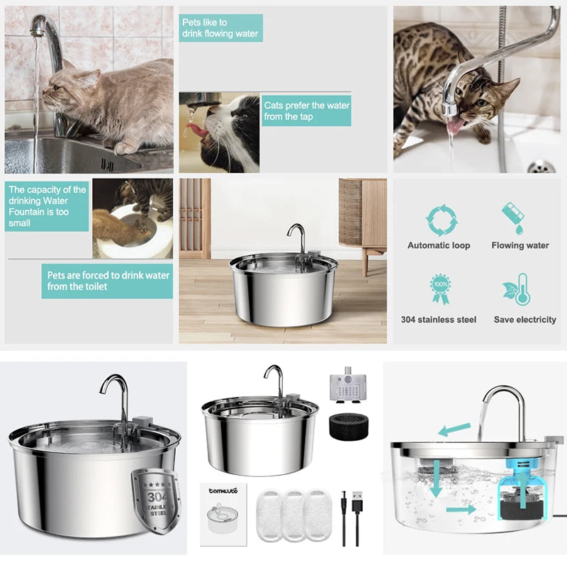 3.2L Cat Automatic Water Dispenser